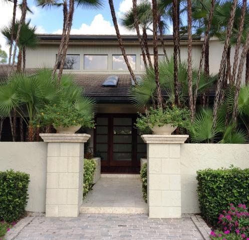 marble front exterior entrance
