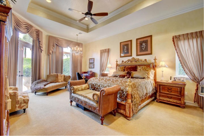 master bedroom + sitting area