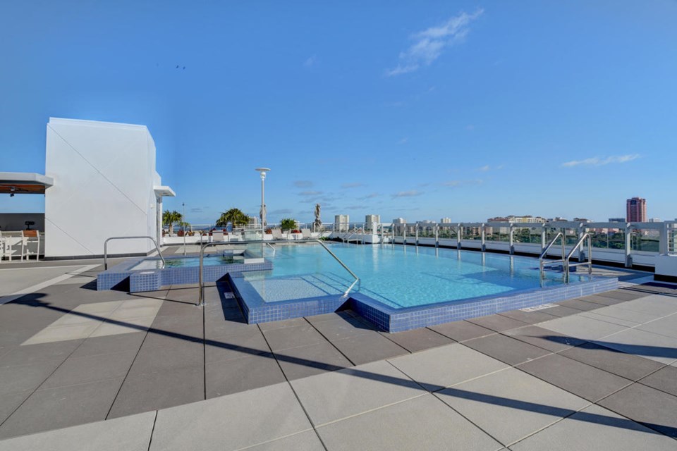 rooftop pool