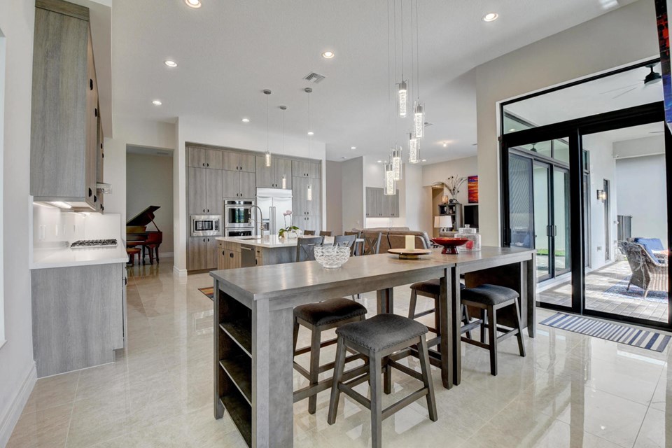 breakfast area