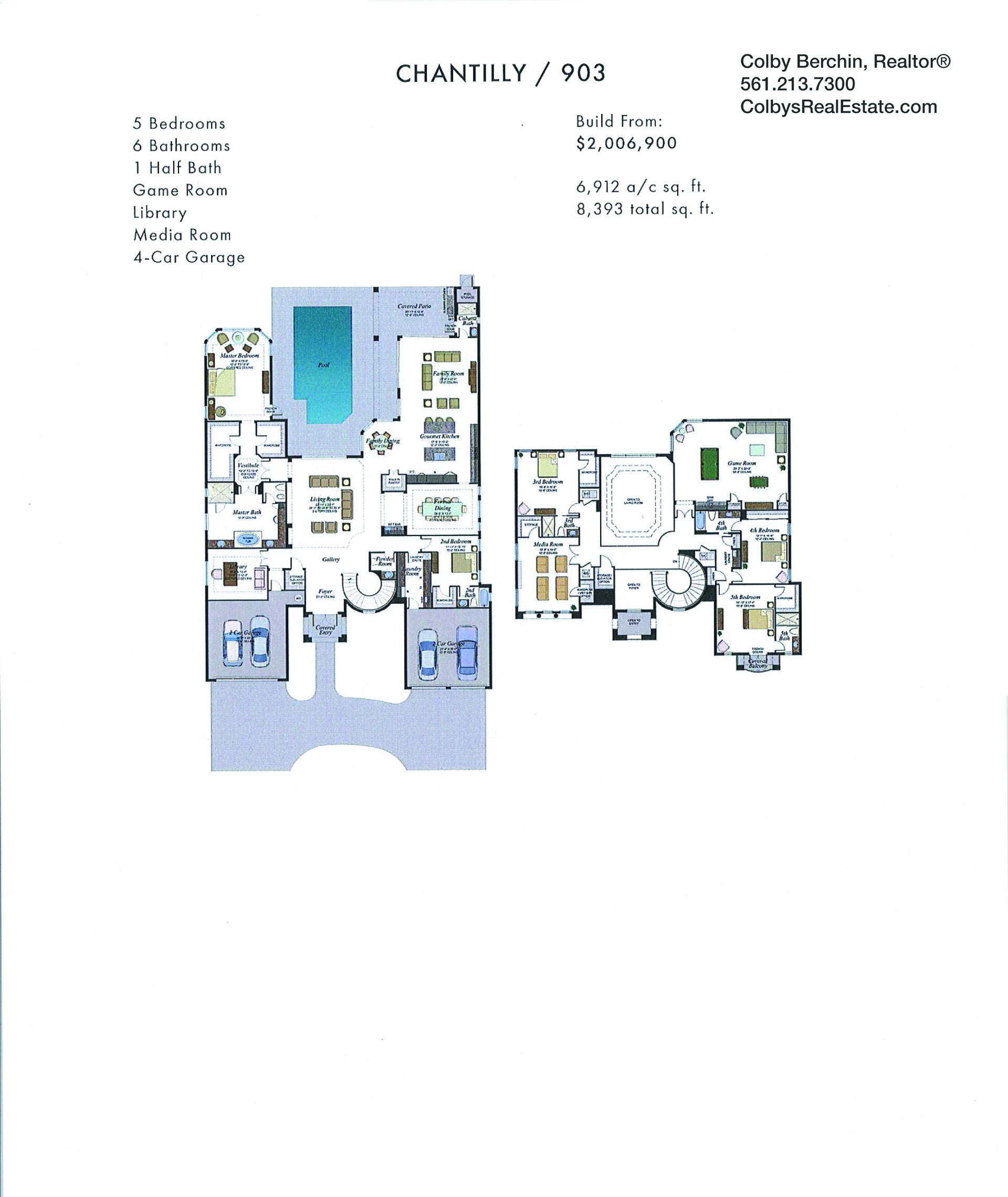 boca bridges empire chantilly floorplan