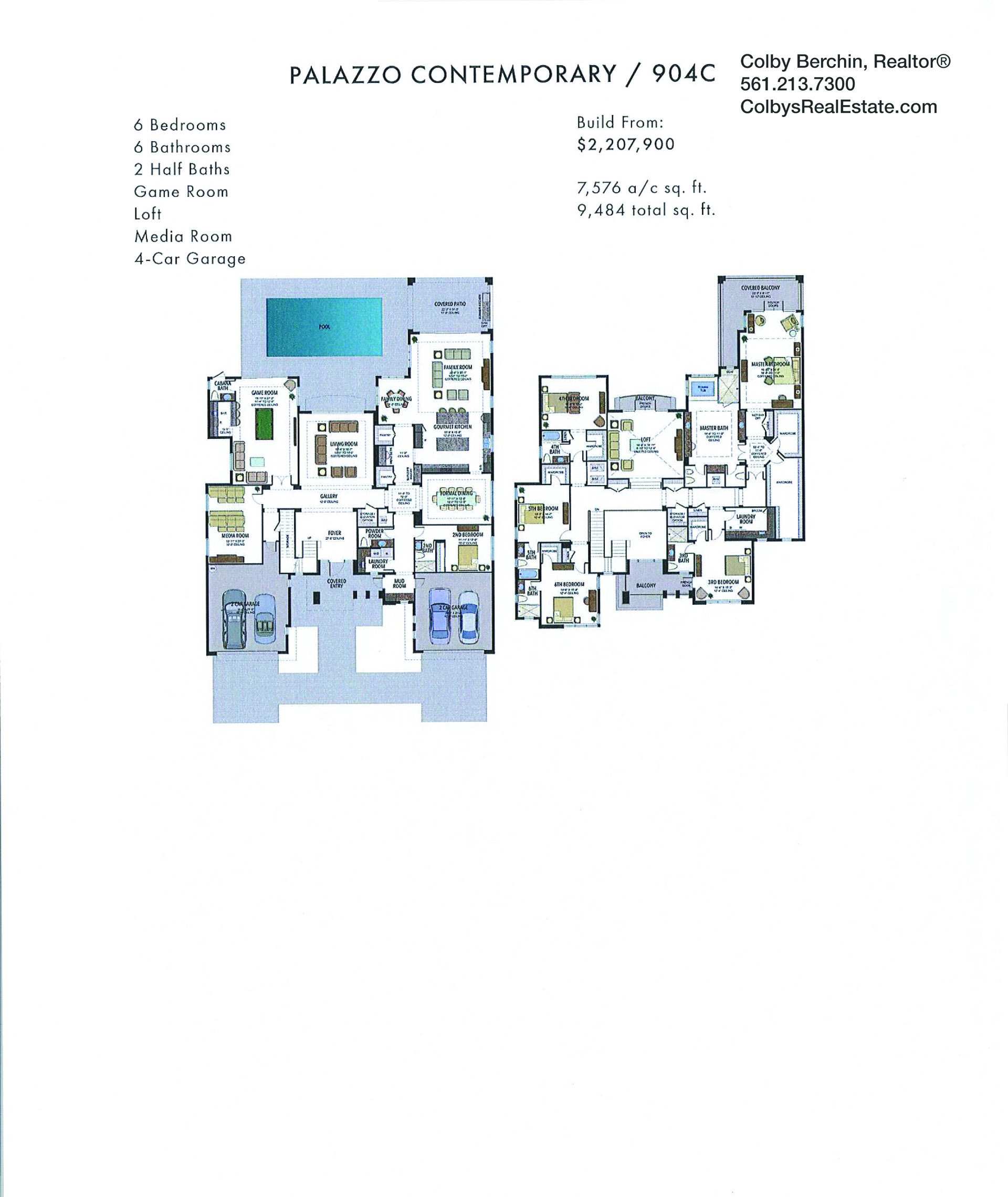 boca bridges empire palazzo contemporary floorplan