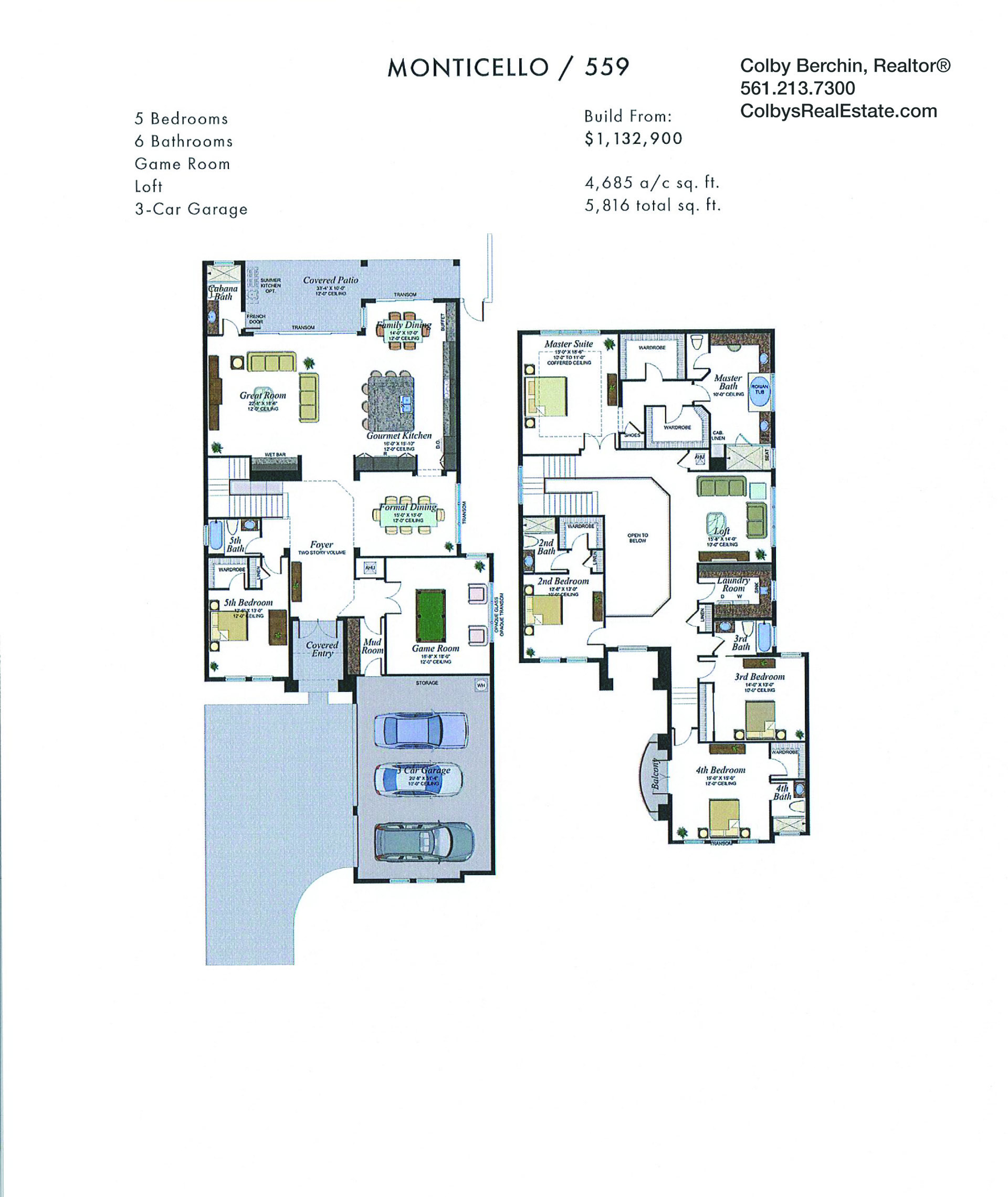 boca bridges pacific monticello floorplan