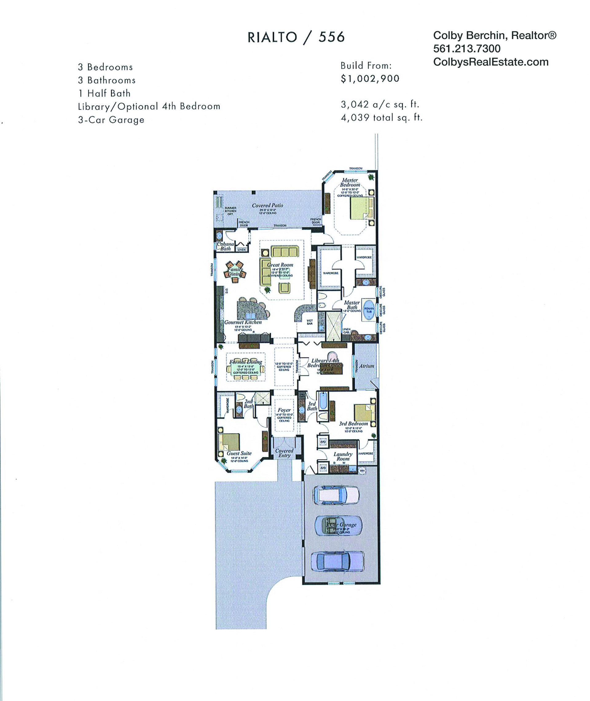 boca bridges pacific rialto floorplan