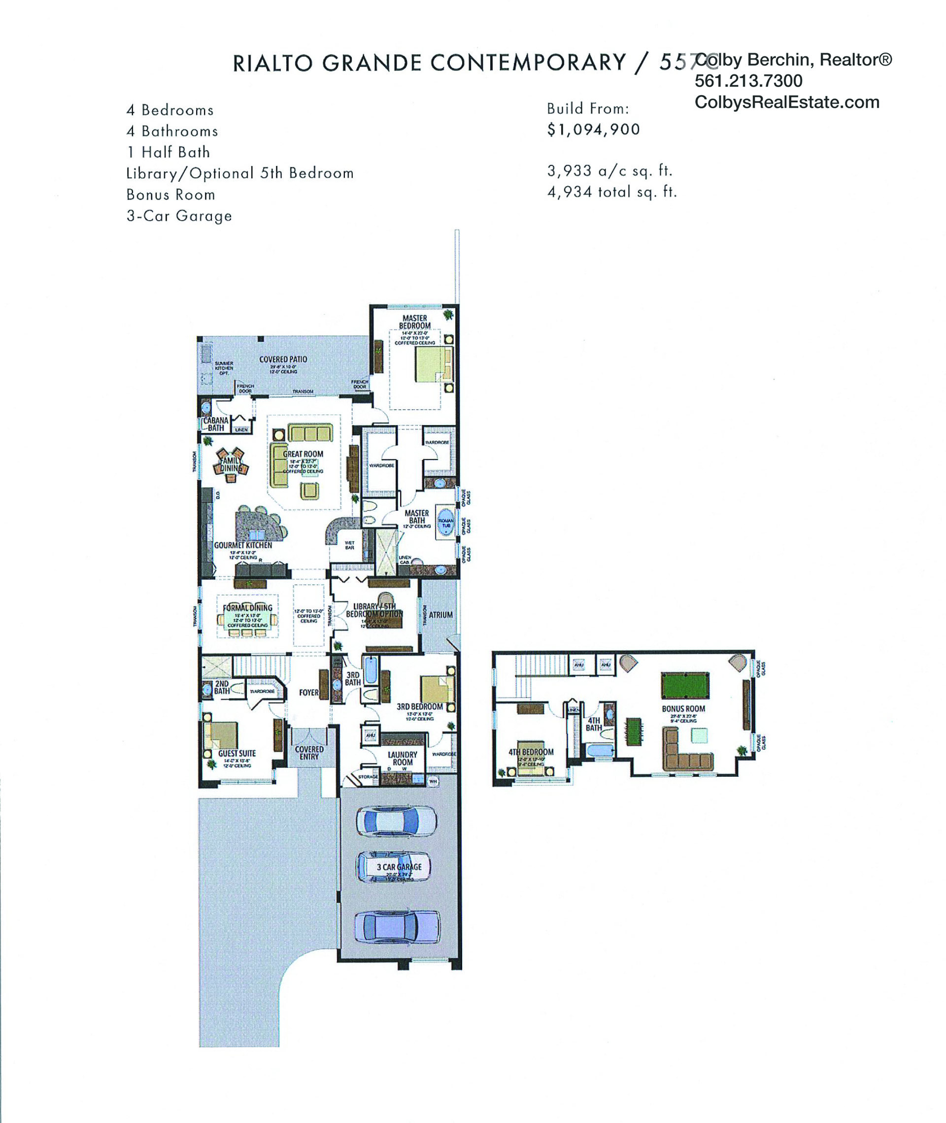 boca bridges pacific rialto grande contemporary floorplan