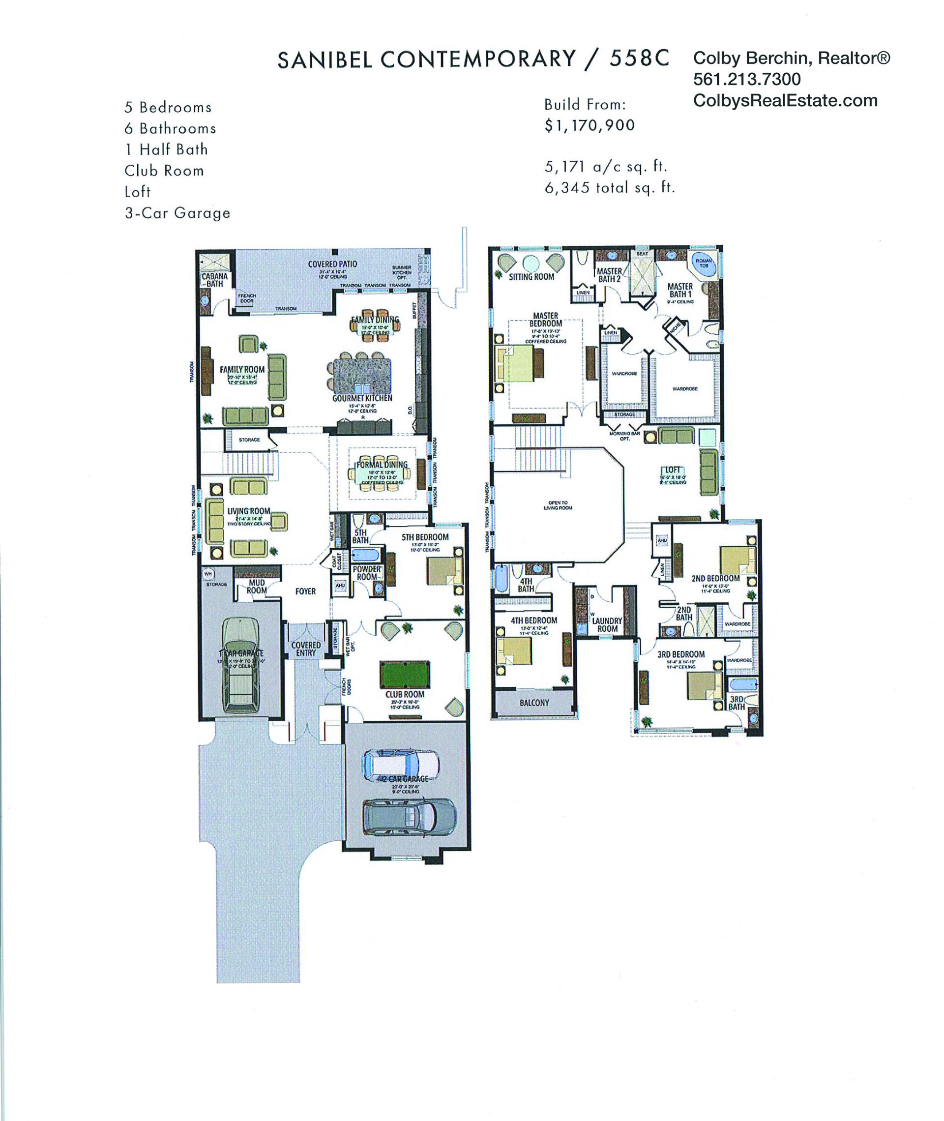 boca bridges pacific sanibel contemporary floorplan