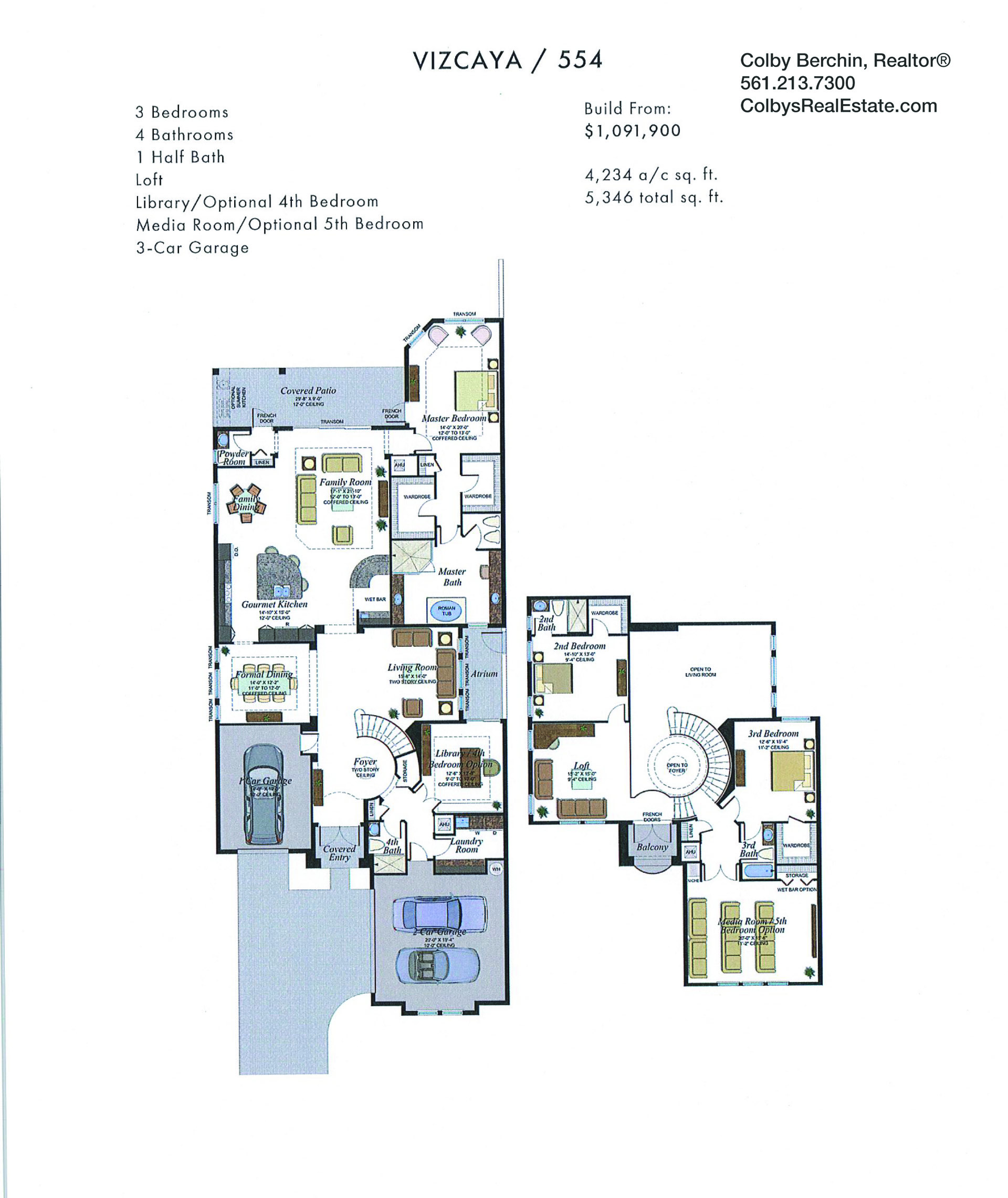 boca bridges pacific vizcaya floorplan