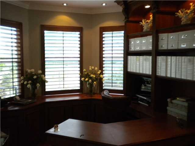 built in office in master bedroom