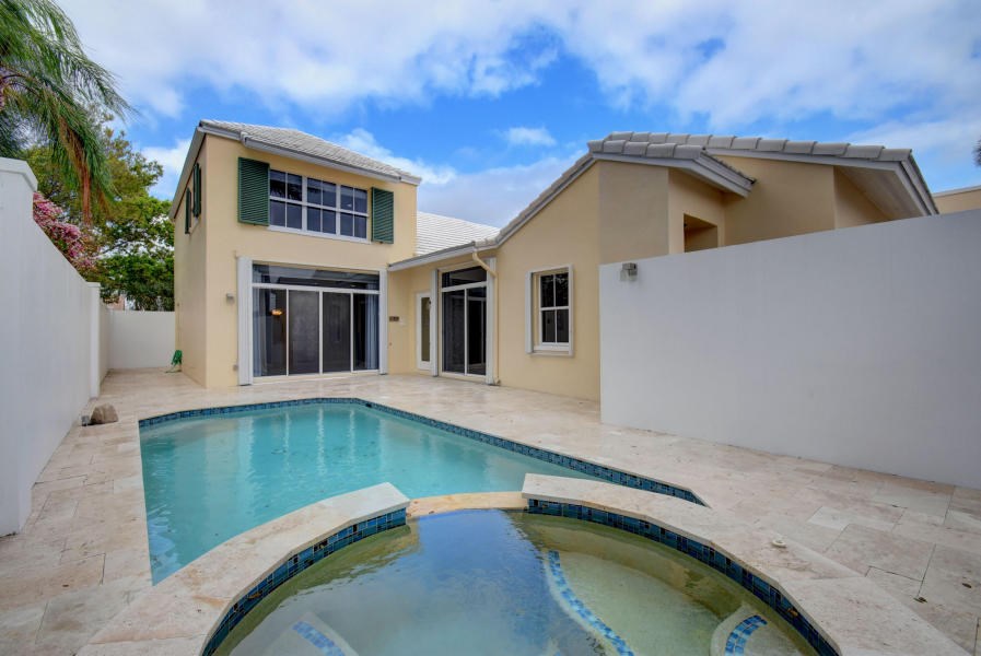 heated salt water pool & spa