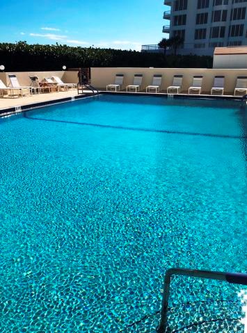 community heated pool
